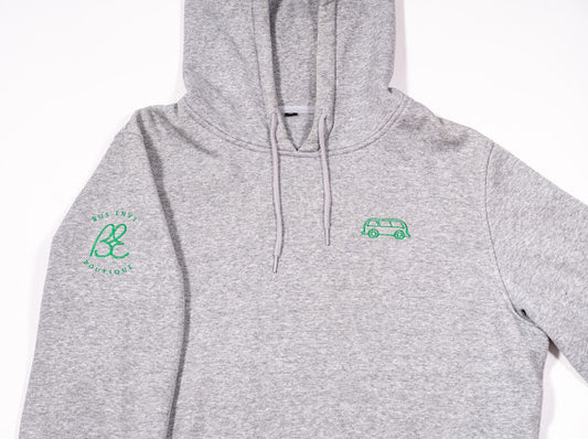 OG embroidered hoodie Grey/Green