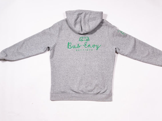 OG embroidered hoodie Grey/Green